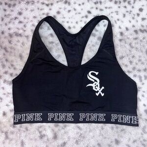 VS PINK WHITE SOX SPORTS TOP